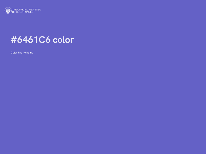 #6461C6 color image
