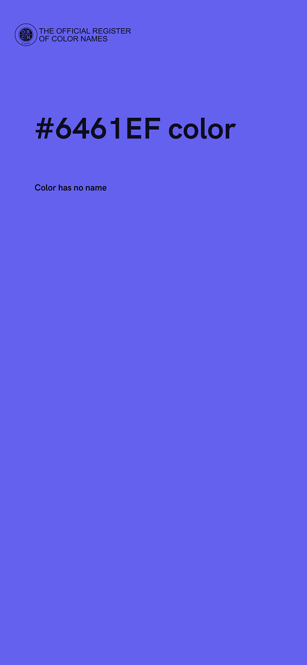 #6461EF color image