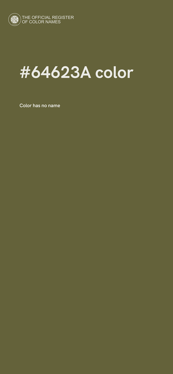 #64623A color image