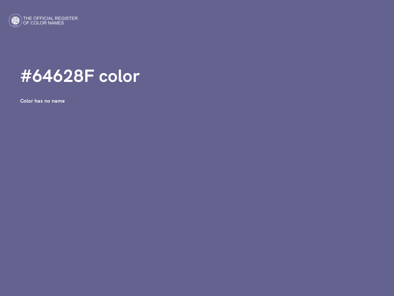 #64628F color image