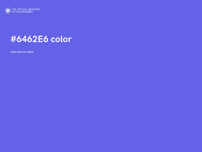 #6462E6 color image