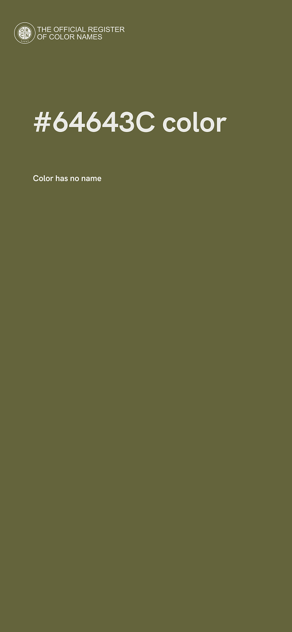 #64643C color image