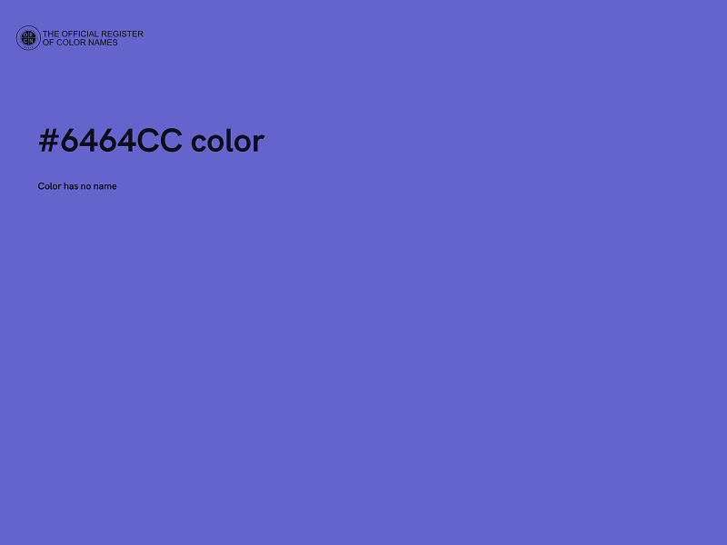 #6464CC color image