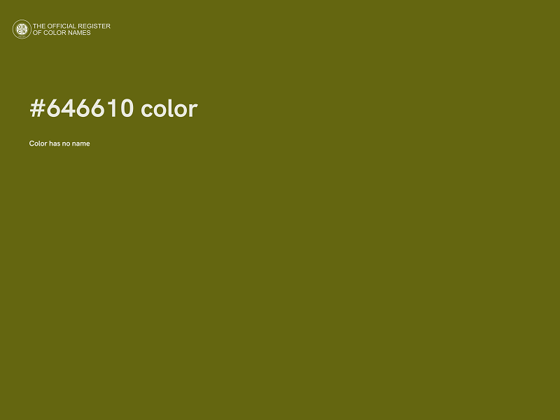 #646610 color image