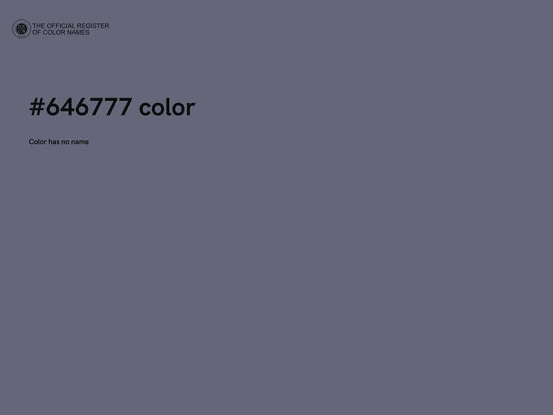 #646777 color image