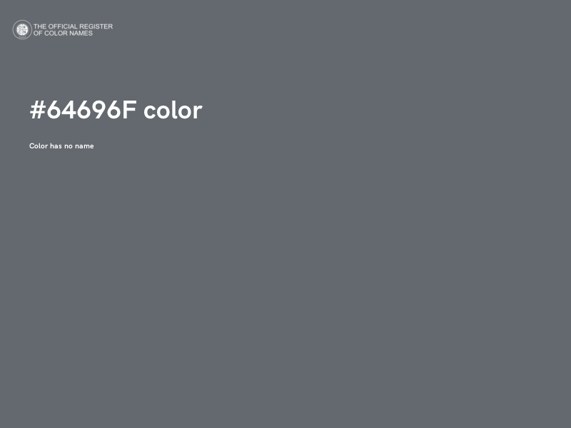 #64696F color image