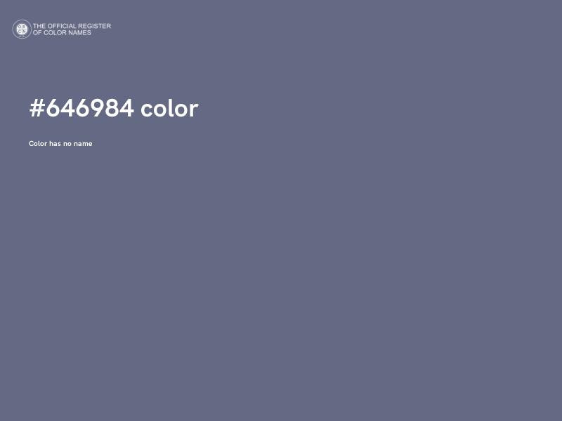 #646984 color image