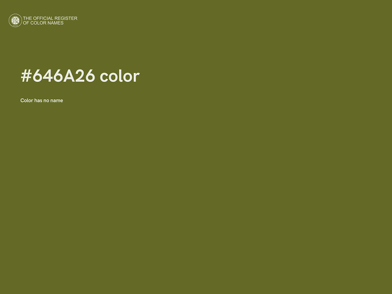#646A26 color image