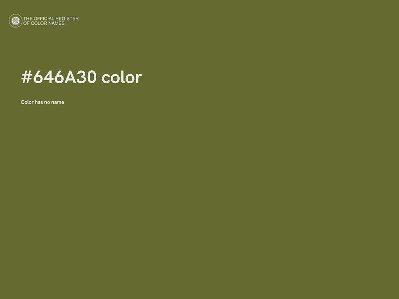 #646A30 color image