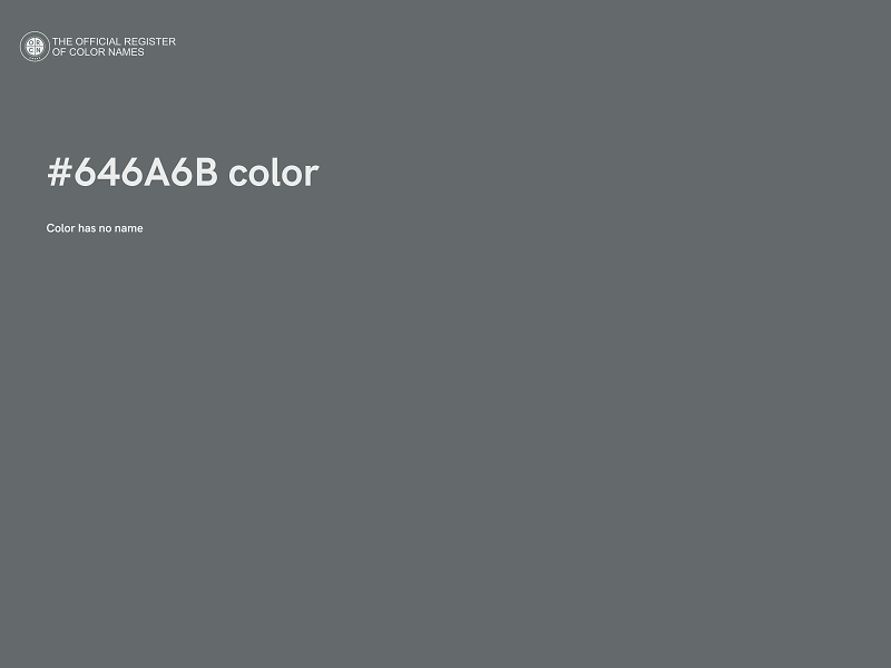 #646A6B color image