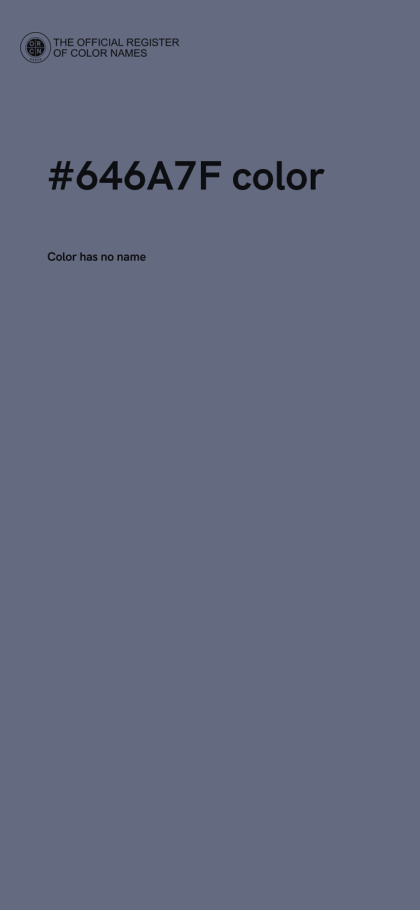 #646A7F color image