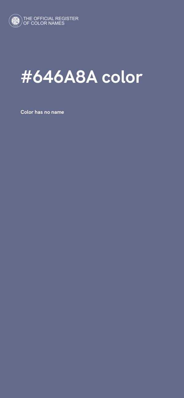 #646A8A color image