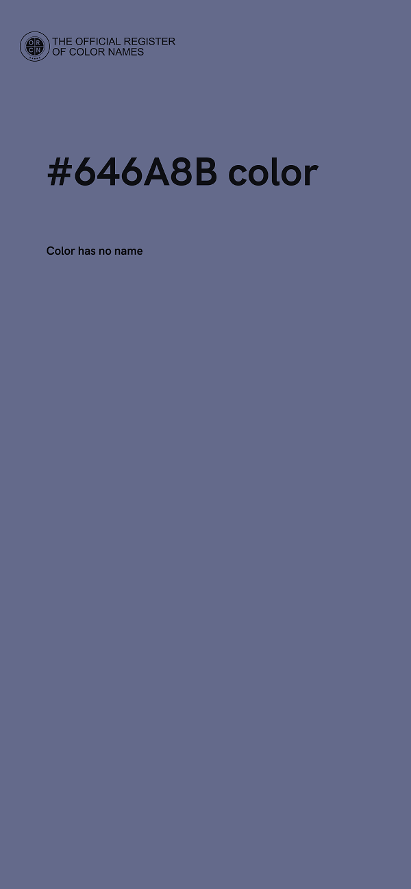 #646A8B color image