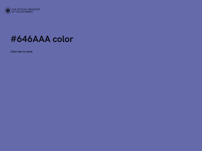 #646AAA color image