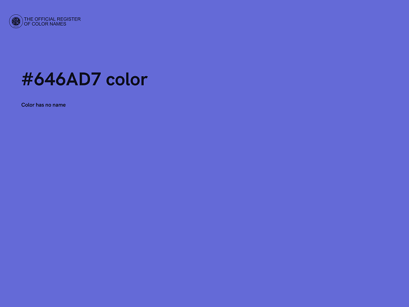 #646AD7 color image