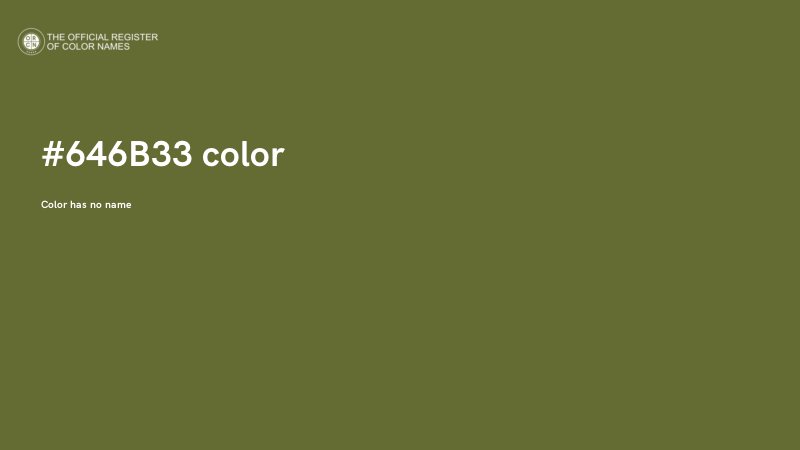 #646B33 color image