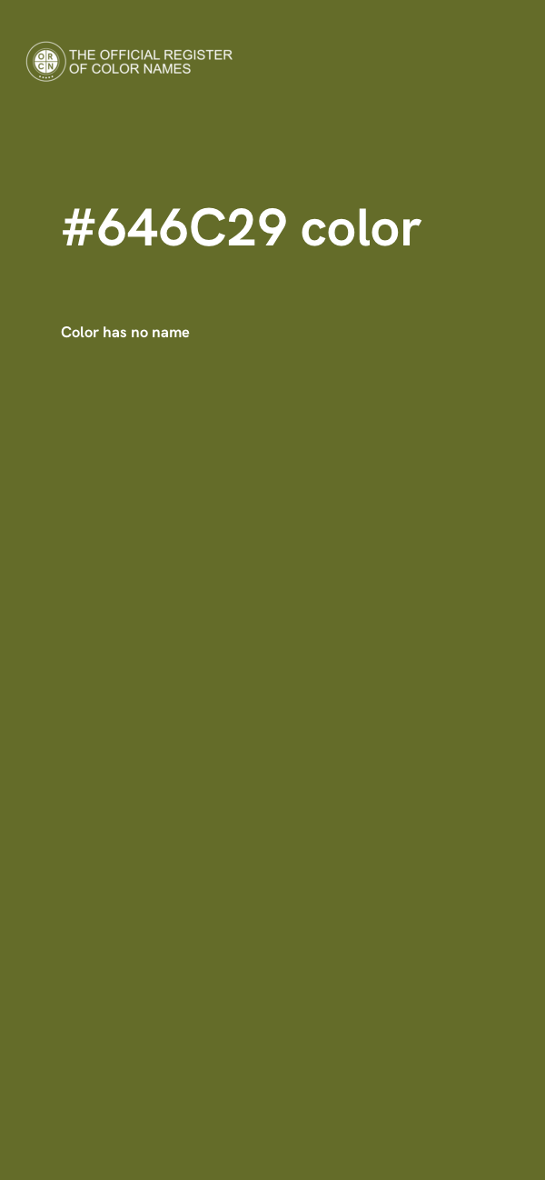 #646C29 color image