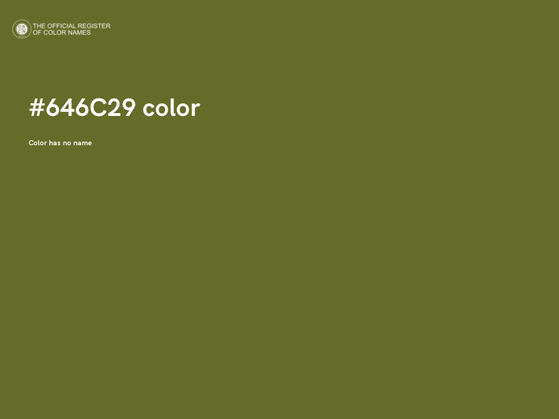 #646C29 color image