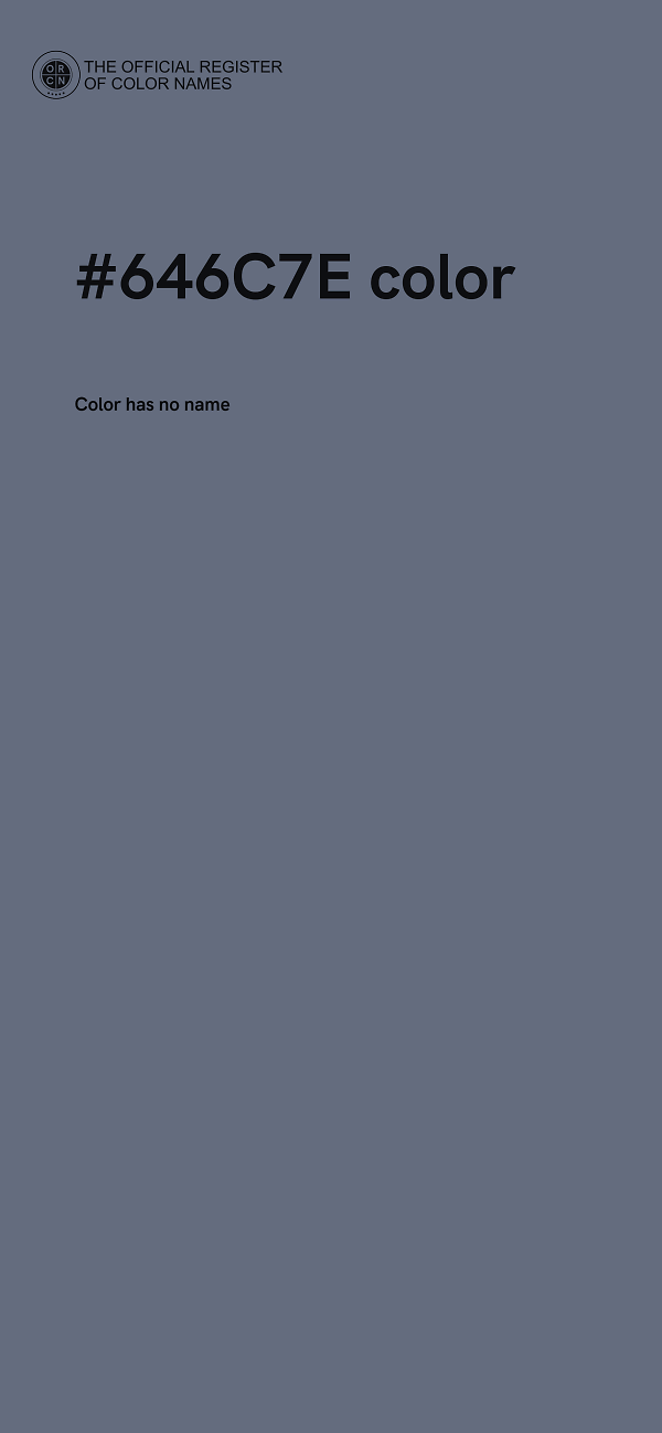 #646C7E color image