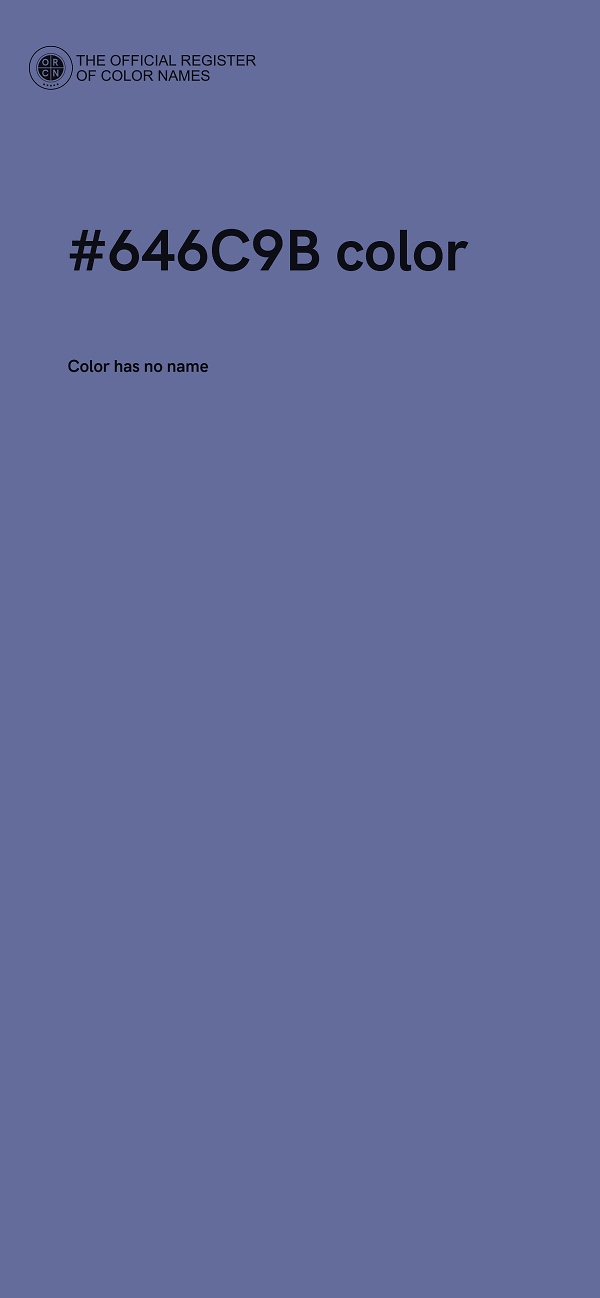 #646C9B color image