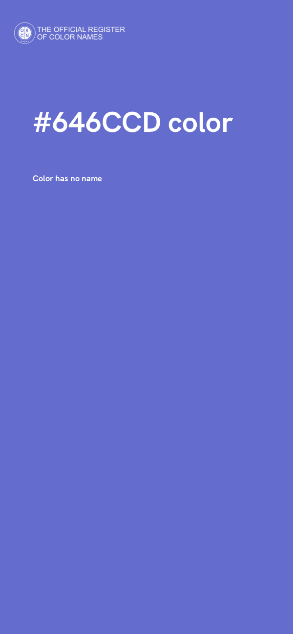 #646CCD color image