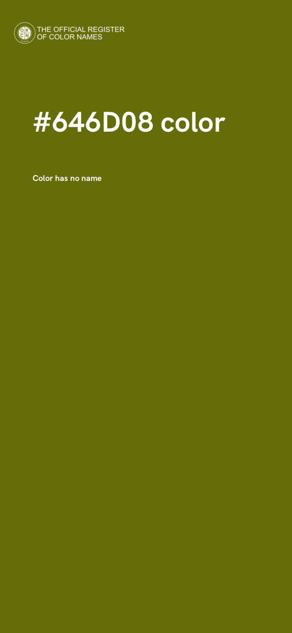 #646D08 color image