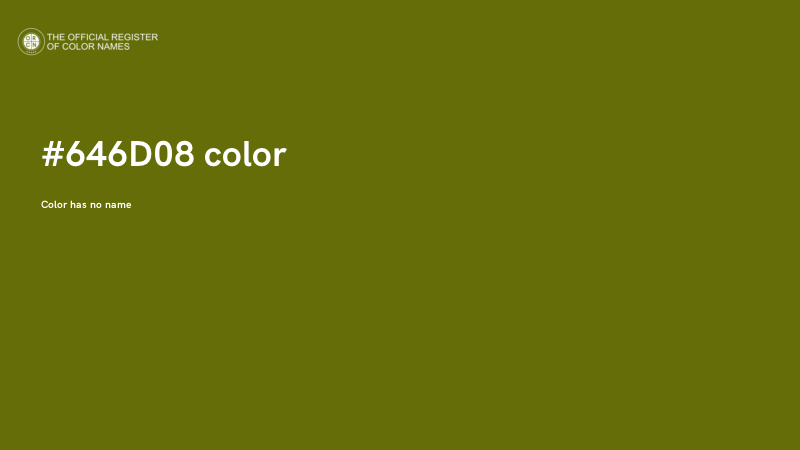 #646D08 color image