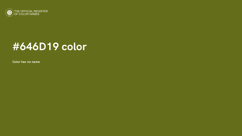 #646D19 color image