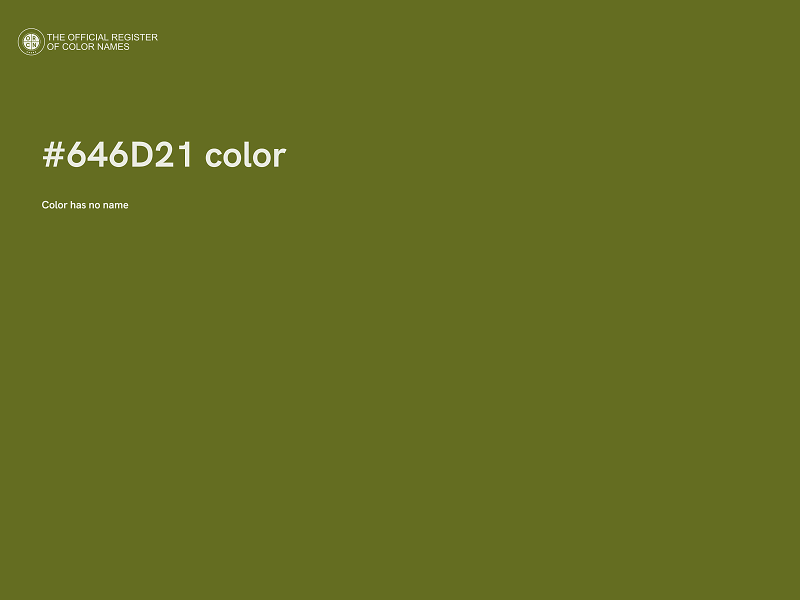 #646D21 color image