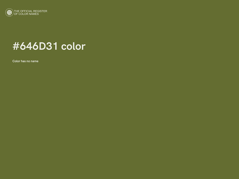 #646D31 color image