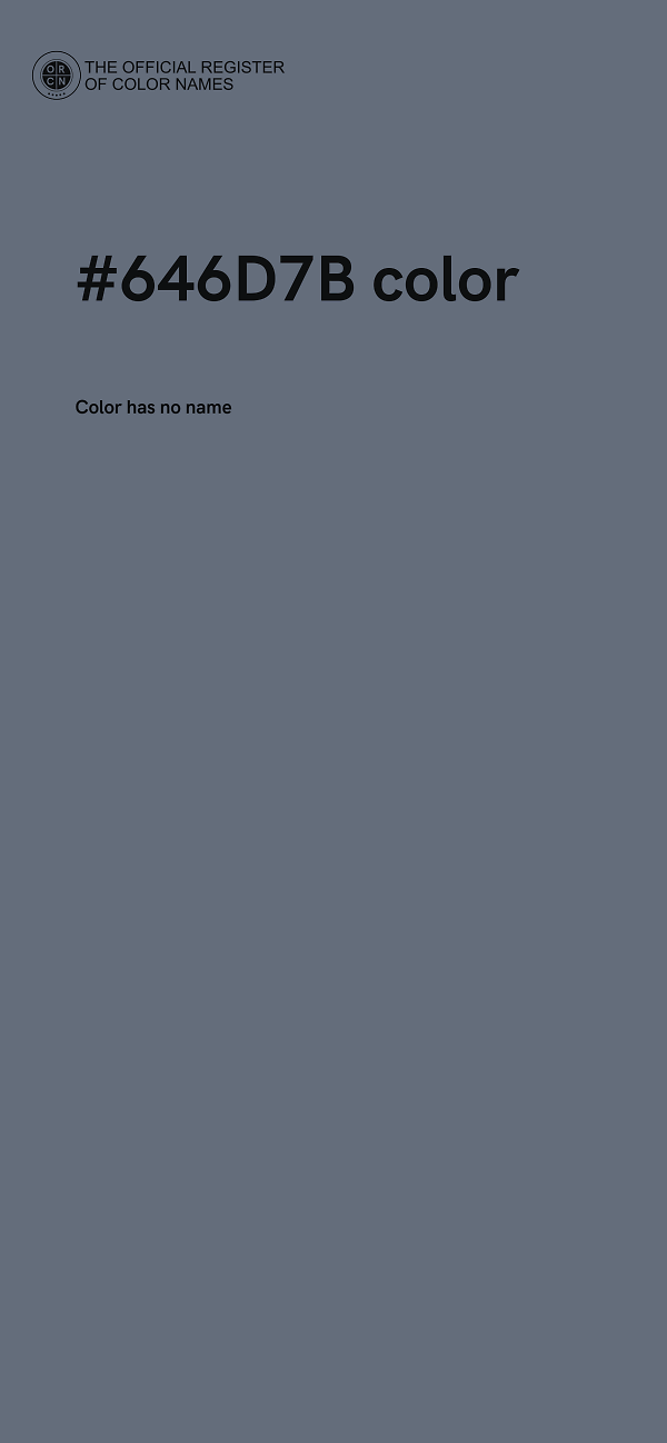 #646D7B color image