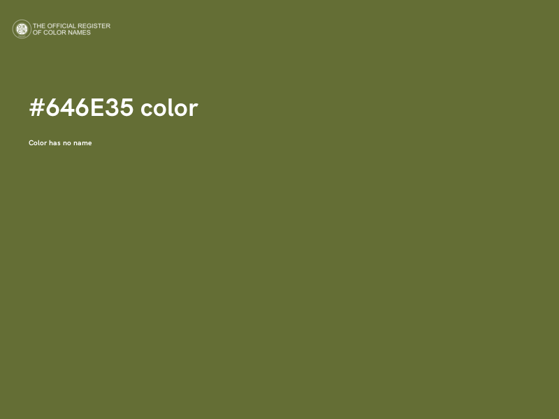 #646E35 color image