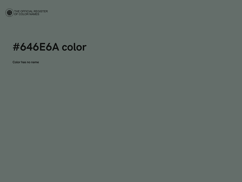 #646E6A color image