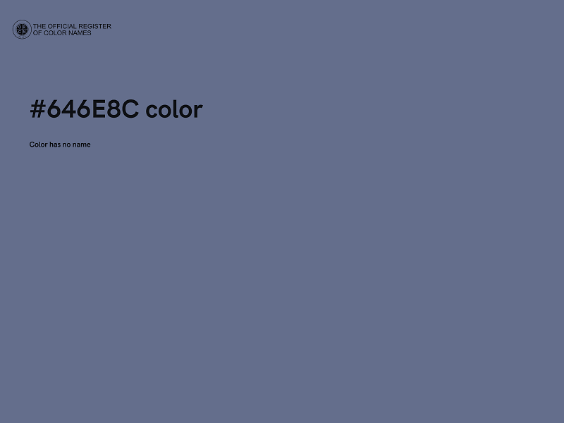 #646E8C color image