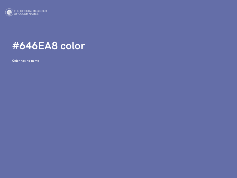 #646EA8 color image
