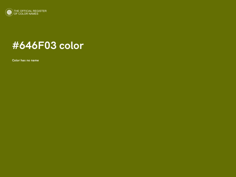 #646F03 color image
