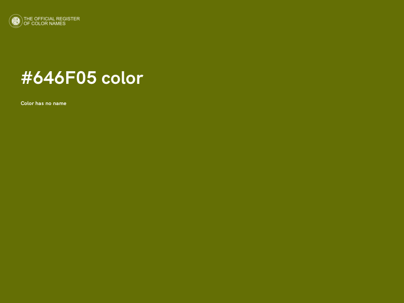 #646F05 color image