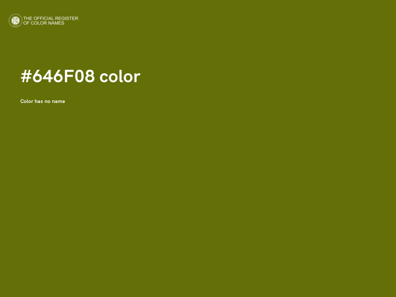 #646F08 color image
