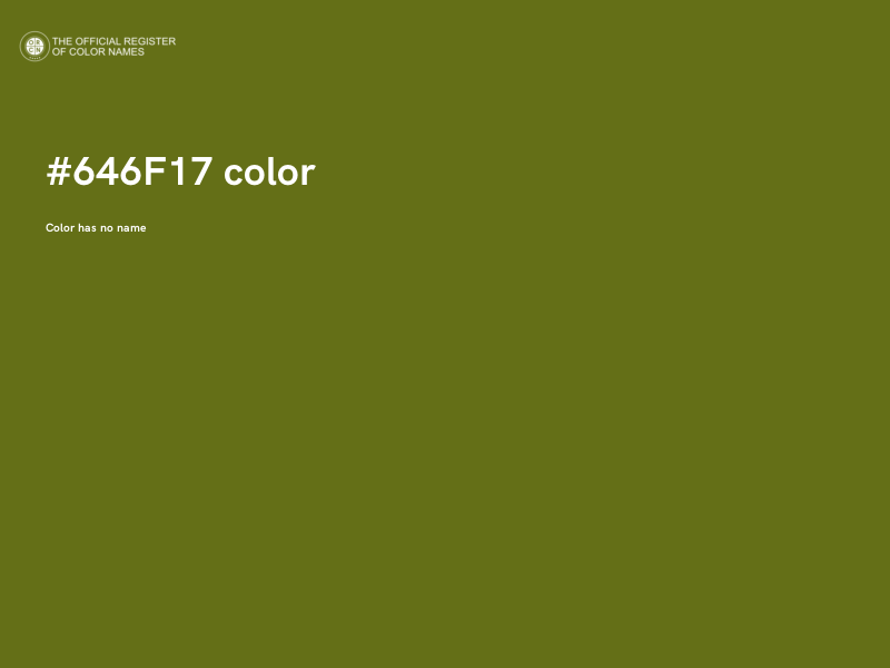 #646F17 color image