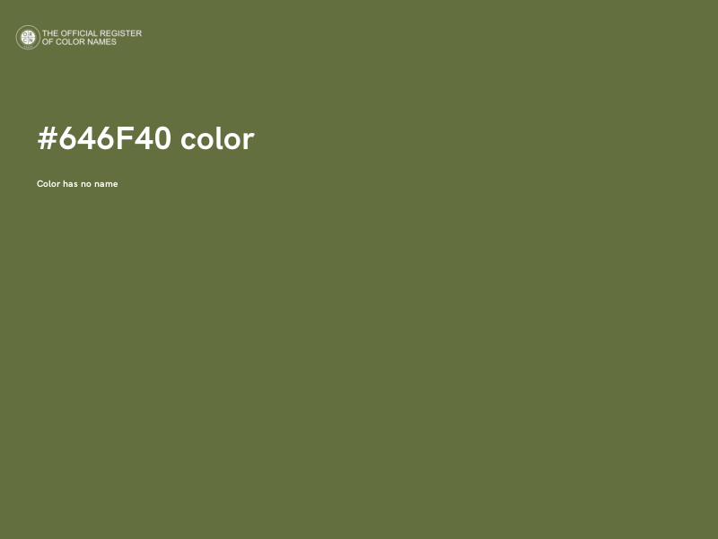 #646F40 color image