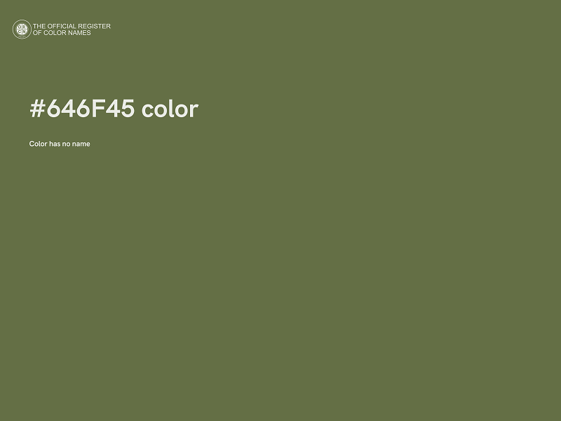 #646F45 color image