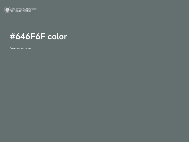 #646F6F color image