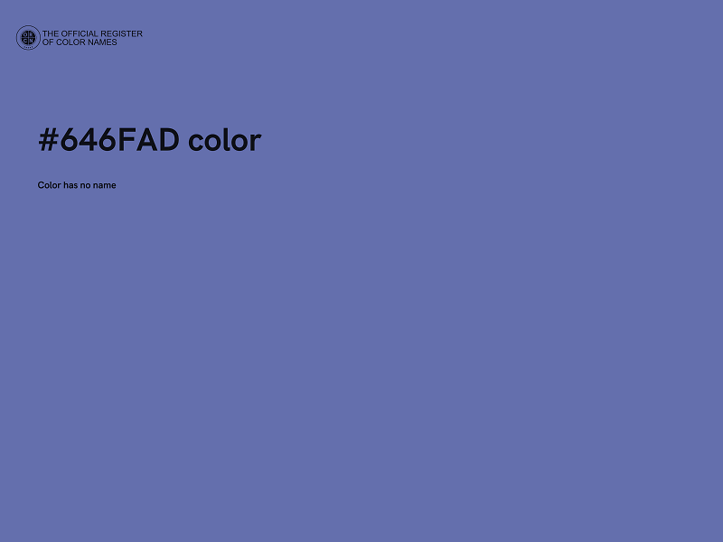 #646FAD color image