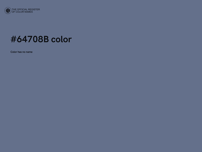 #64708B color image