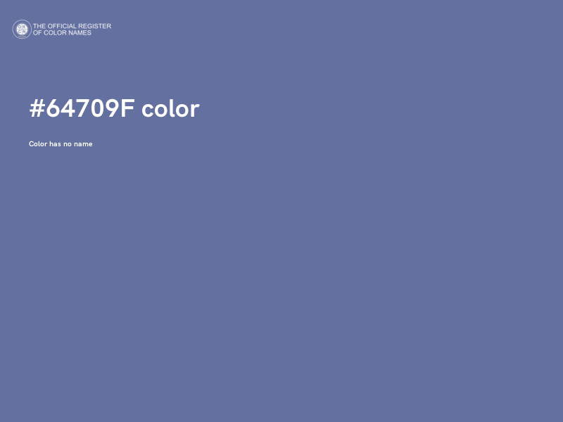 #64709F color image
