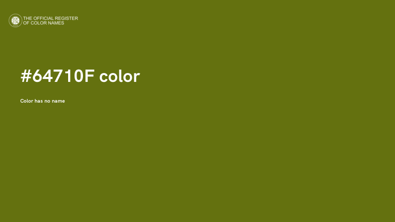#64710F color image
