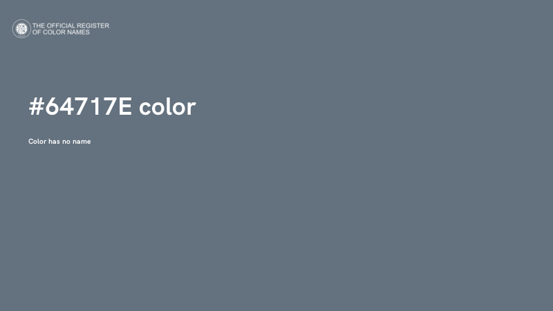 #64717E color image