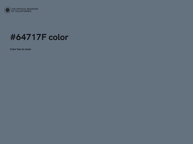 #64717F color image