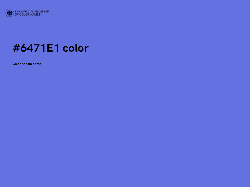 #6471E1 color image