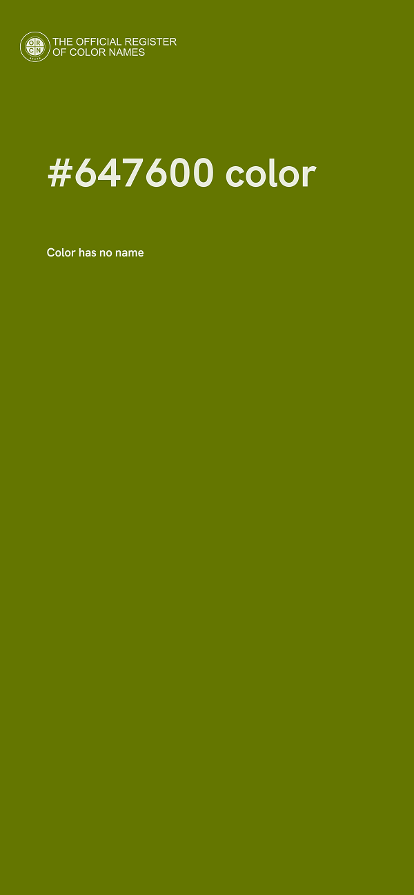 #647600 color image
